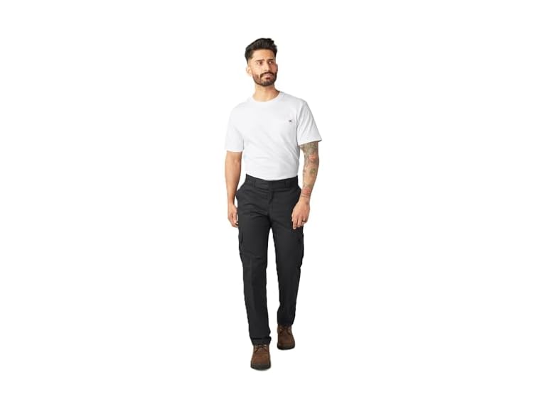 Dickies Men's Flex Regular Fit Cargo Pants, Black