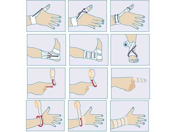 Self Adherent Wrap Tape Medical Cohesive Bandages 