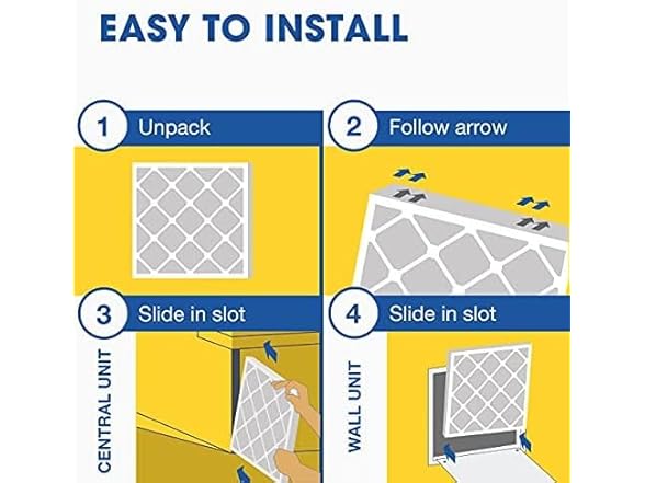 Aerostar 20x20x4 MERV 11 - 6 Count HVAC Filters