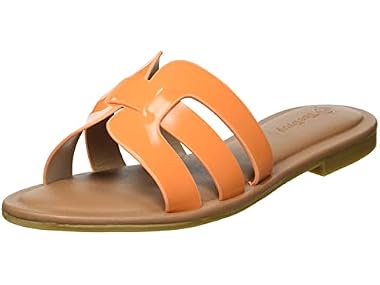 $9.99, Was $39.90, 74% Off! The Drop Women's Monika Flat H-Band Slide Sandal dealfomo