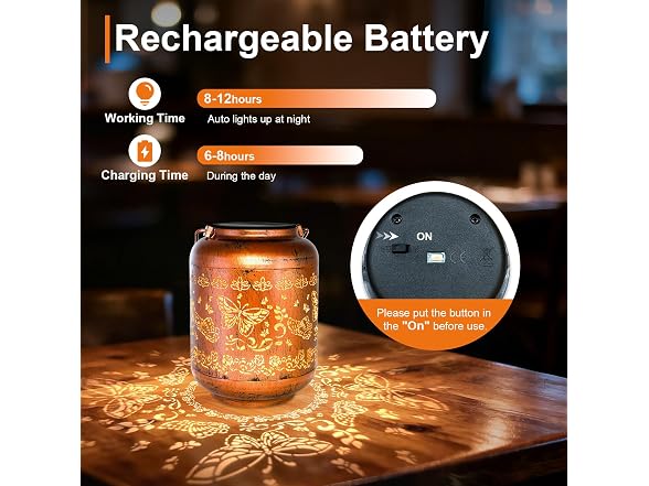 IYEZIGI Butterfly Solar Lanterns