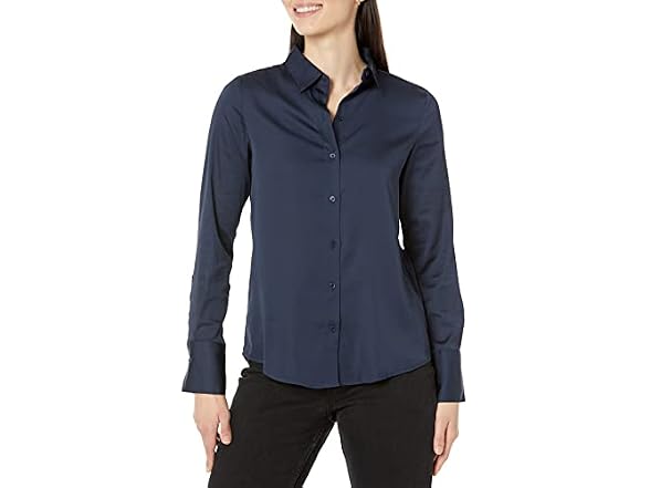 Amazon Essentials Women Regular-Fit Long Blouse