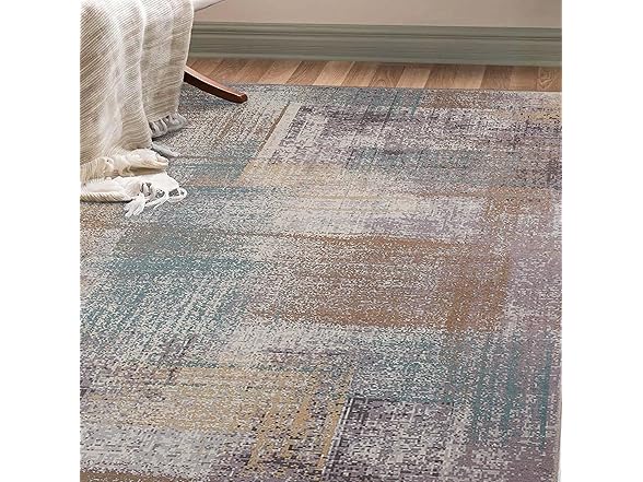Superior Modern Abstract Washable Rug Ara Collection