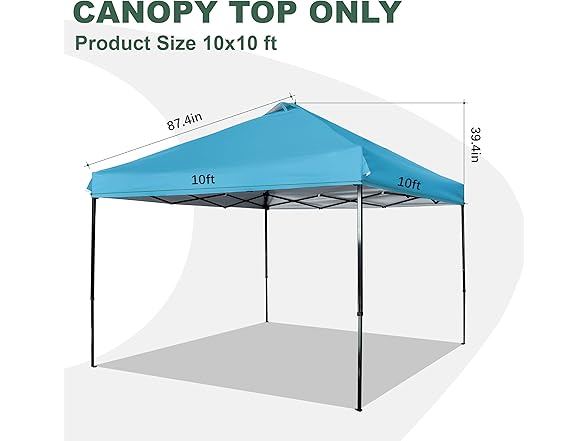 SCOCANOPY Replacement Top with Air Vent 10x10