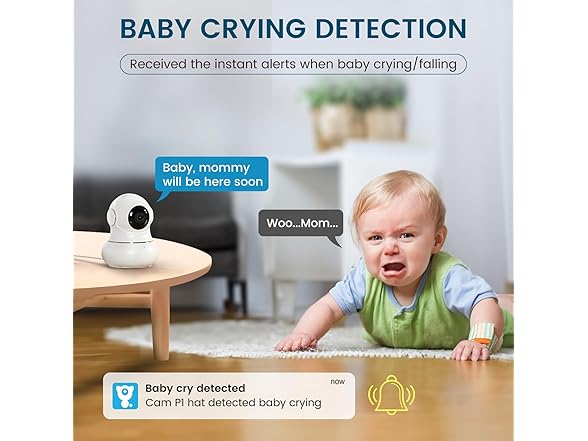 (NEW) Indoor 2K 360 Pan/Tilt Camera w/ Motion Detection