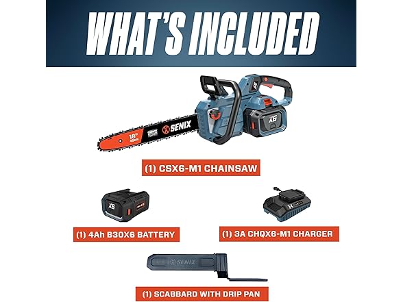 60V 18" Battery Chainsaw