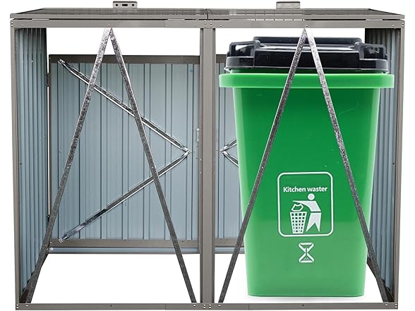 IMagacFun Outdoor Trash Can Storage
