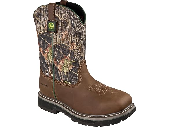 Skechers Men's John Deere Rowood Mossy Oak Shaft Boots