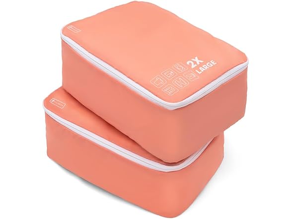 Atlantic Luggage 2PK Large 2X Deep Washable Cubes