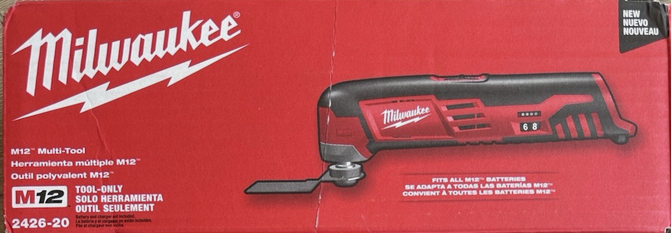 Milwaukee 2426-20 M12 12V Variable Spd Multi Tool - Gallery 2