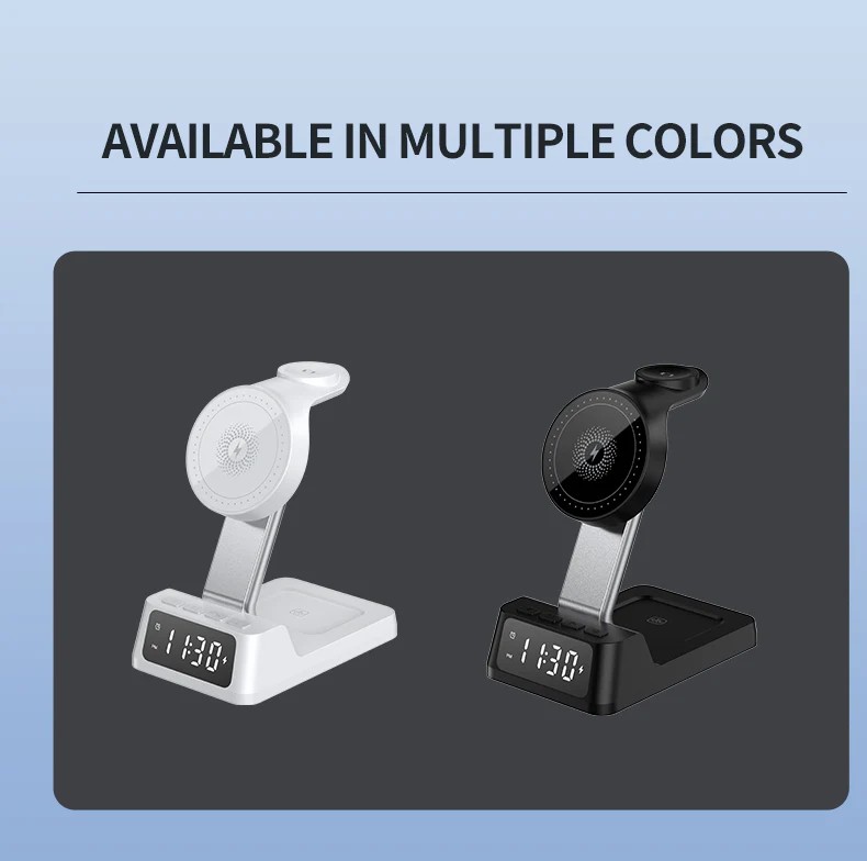 4in1 Wireless Charging Station w-Alarm - Gallery 20