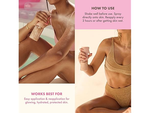 Kopari Rose Gold Sunglaze Sheer Body Mist