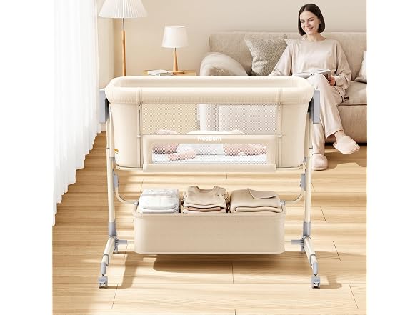 NeoBorn 4-in-1 Rocking Baby Bassinet