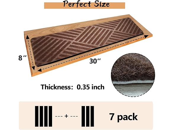 Demiwise Non-Slip Stair Treads 15-Pack