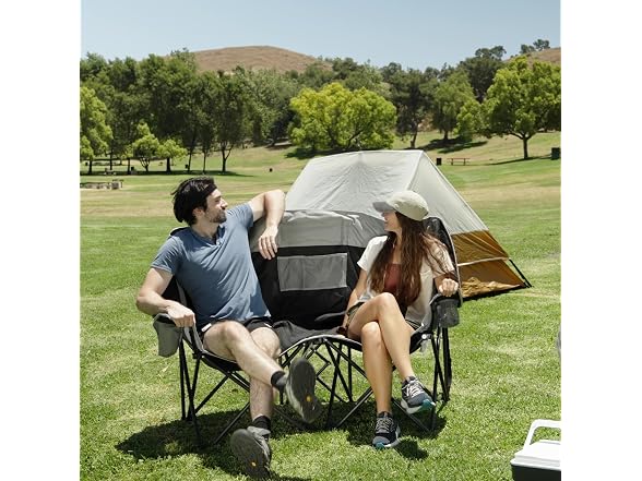 SUNNYFEEL Dark Blue Loveseat Camping Chair