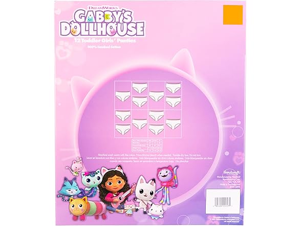 DreamWorks Gabby Dollhouse Panties (2/3T)