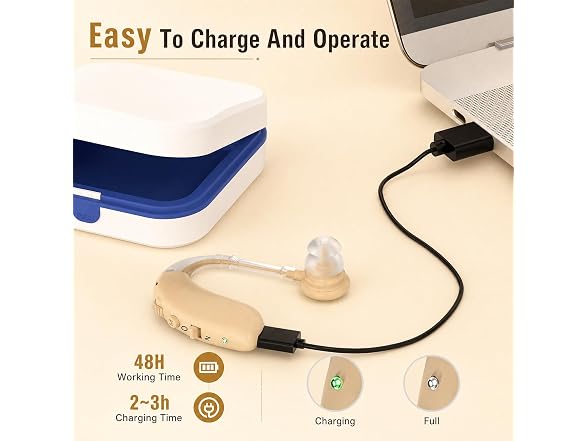 OTC Hearing Aids - Brown