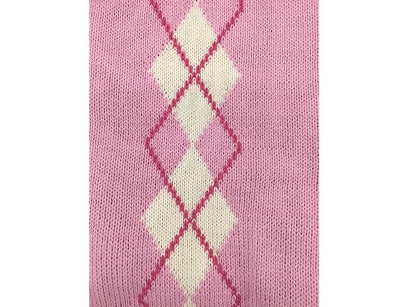 Alemon Argyle Knit Dog Sweater