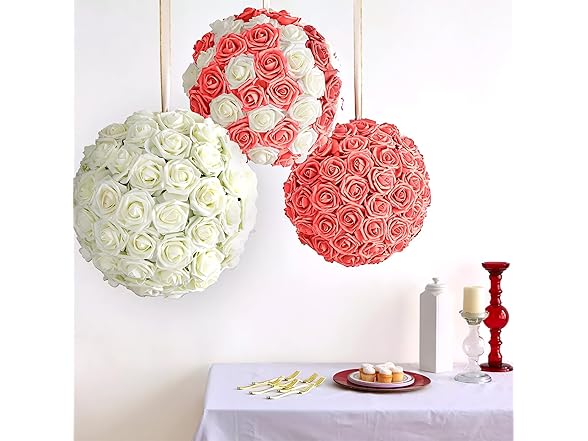 RCZ Décor Artificial Foam Roses 50Pk