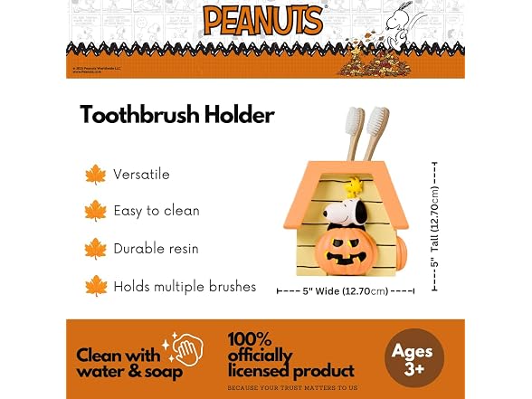 Peanuts Snoopy Toothbrush Holder - Makeup Brushes