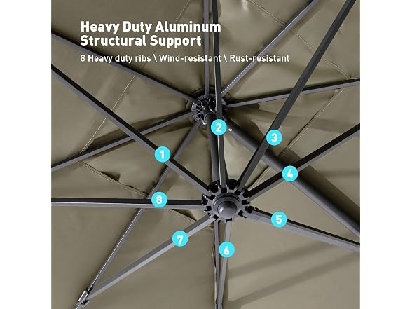 COSIEST 10'x10' Patio Umbrella