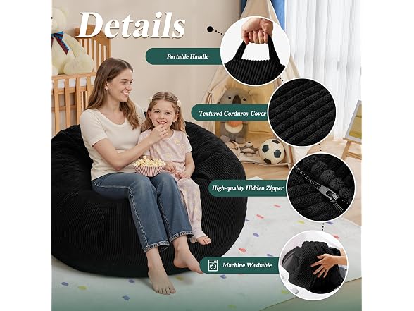 Cansunna Bean Bag Chair for Adults
