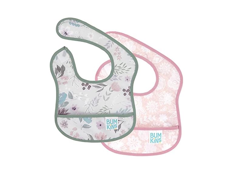 Bumkins Bumkins Bibs, for Baby Girl or Boy, Infant 3-9 M