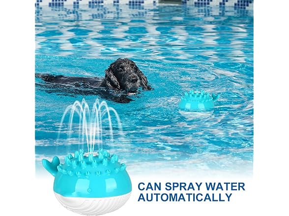 Dog Chew Toy Water Spray Pet Toy, Electric Do