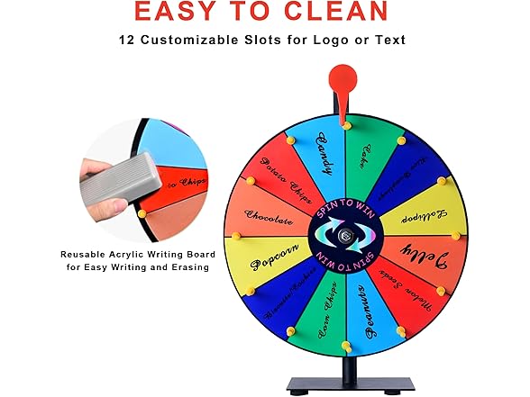 12 Slots Prize Wheel