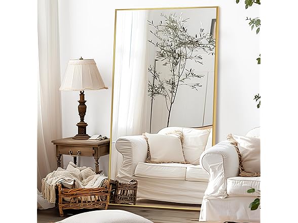 HIGREENA Full Length Mirror, 75"x35"