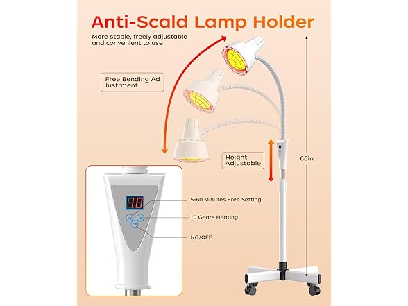 LHCYLDQ Infrared Light Therapy Lamp