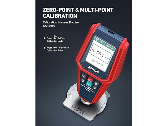 AstroAI CT1500G AstroAI Paint Thickness Gauge for Car 