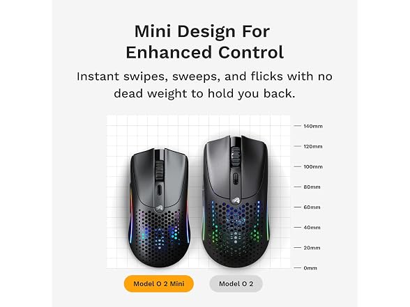 Glorious Model O 2 Mini Wireless Gaming Mouse