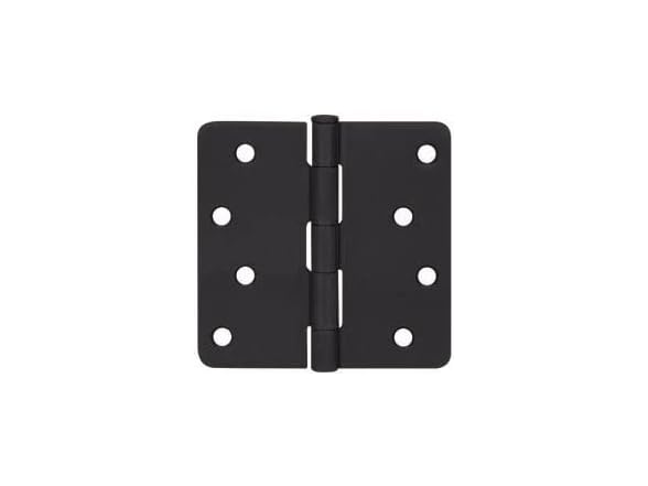 Cosmas Flat Black Door Hinge 4" Inch x