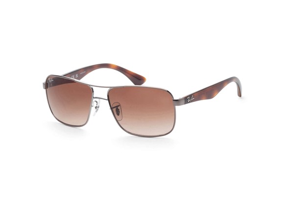 Ray-Ban Men's RB3516 Gunmetal Tortoise (Open Box)
