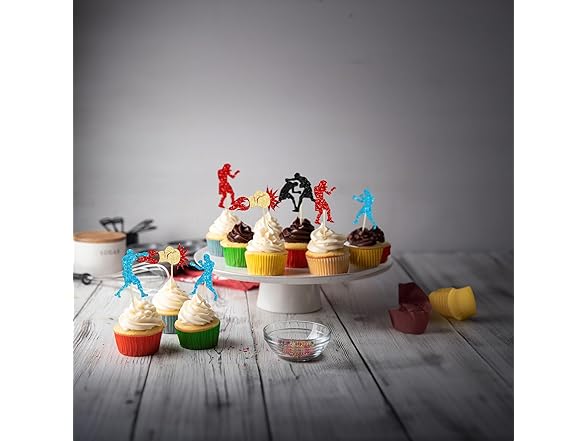 Gyufise  Boxing Player Cupcake Topper