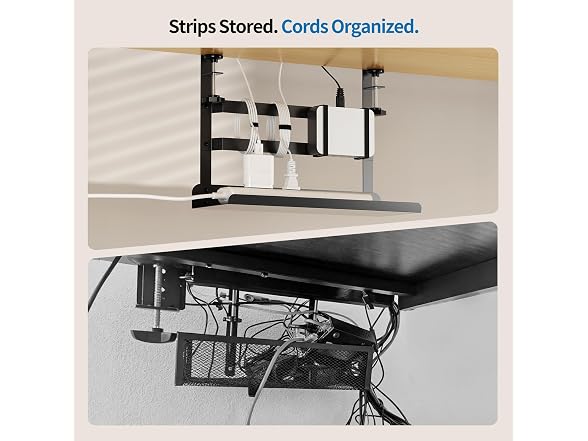 Yecaye Under Desk Cable Management Tray