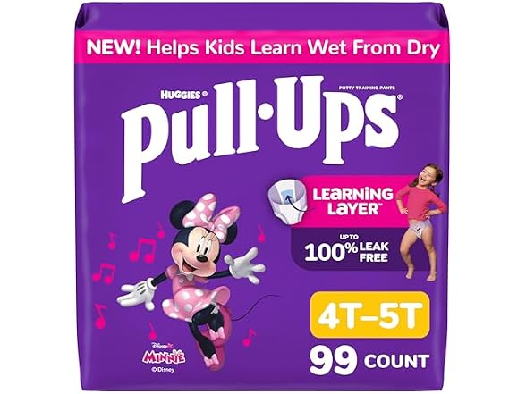 Pull-Ups | Girls' Potty 99 Count