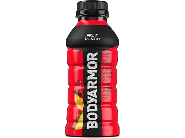 8PK BODYARMOR Sports Drink, Fruit Punch