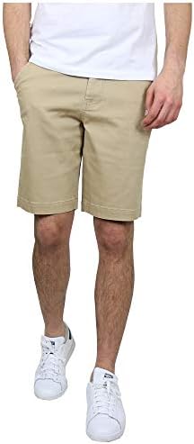 Men's Slim Fitting Cotton Flex Stretch Chino Shorts (Sizes, 30-46)