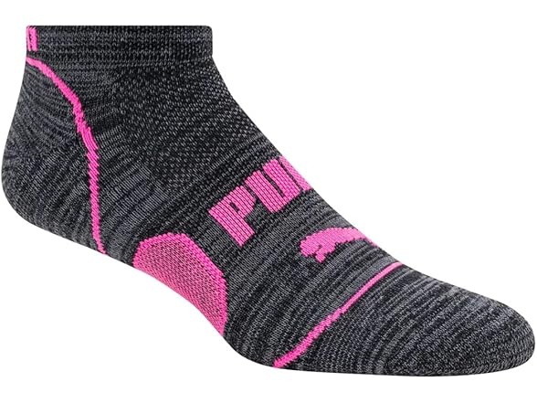 PUMA Womens 12-pair Black Sock