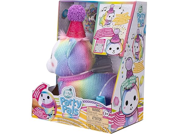 Ami Amis Rainbow Party Pal Ultimate Festive Fun Plush