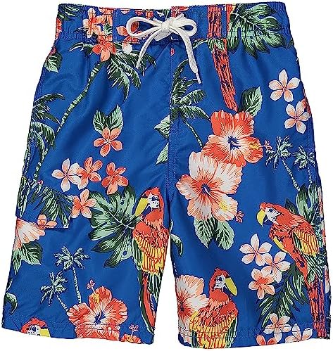 Kanu Surf boys Specter Quick Dry Upf 50+ Beach Swim Trunks, Fiji Royal, 5 6 US