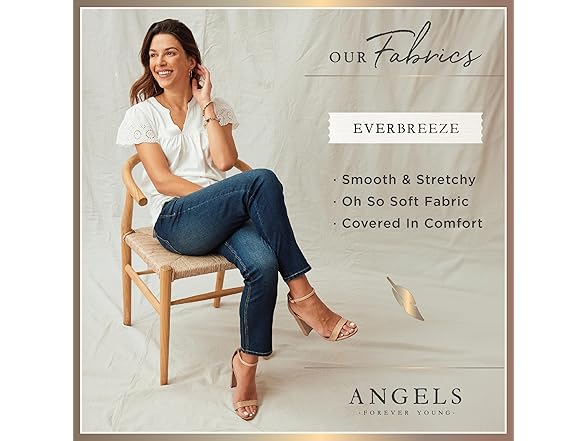 Angels Forever Young Women Everbreeze Wide Jeans
