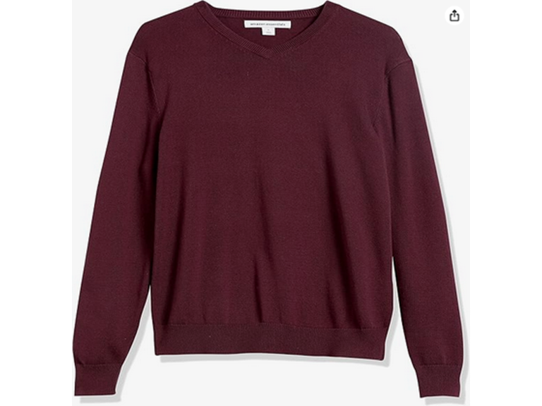 Amazon Essentials Men's V-Neck Pullover Sweater