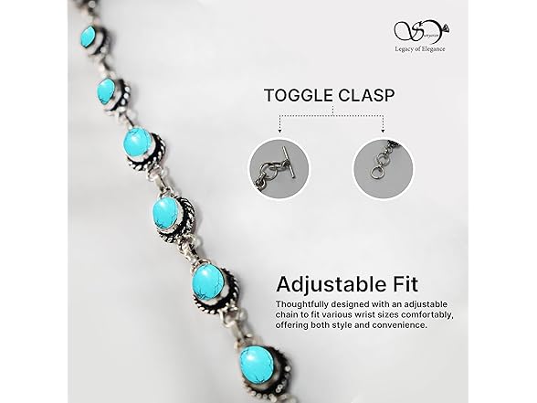 Sunyaran Blue Turquoise Bracelet