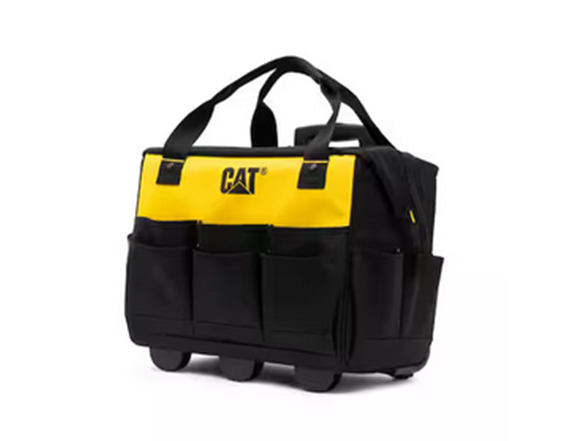 CAT 84672 TOOL STORAGE TOTE 18IN Black and Yellow