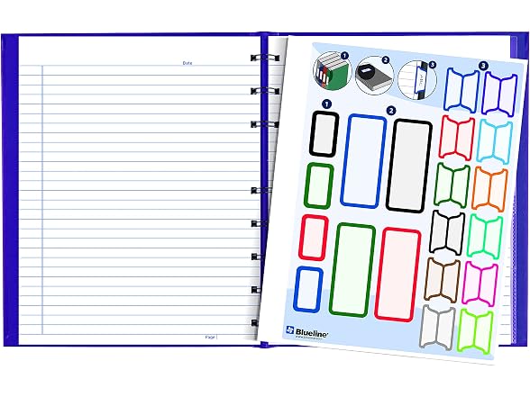 Blueline Notepro Composition Notebook, Purple, 9.25 x 7.25 inches, 192 Ruled Pages (A9C.46)