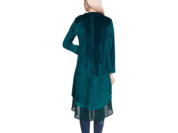 Urban CoCo Women (M) Fashion Open Front Hem Coat