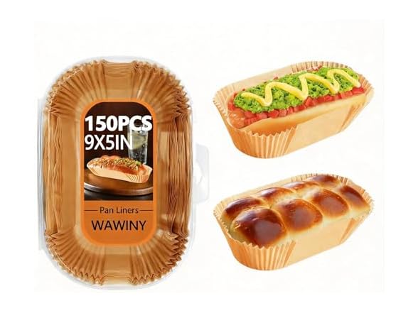 150 Pack Loaf Pan Liners for Baking Bread 9x5
